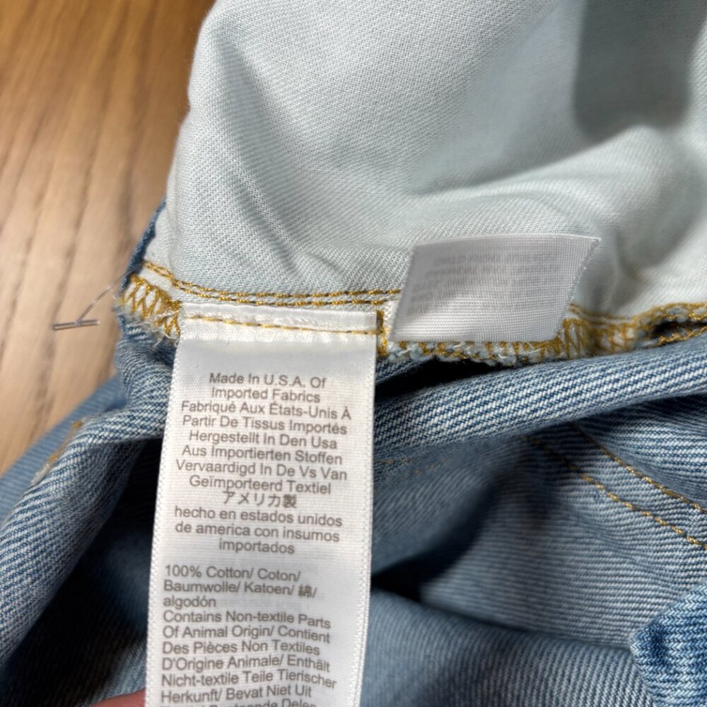 Point Sur Denim 100% Cotton Wide Leg Jeans Light Wash – Women’s 29 - Picture 10 of 13